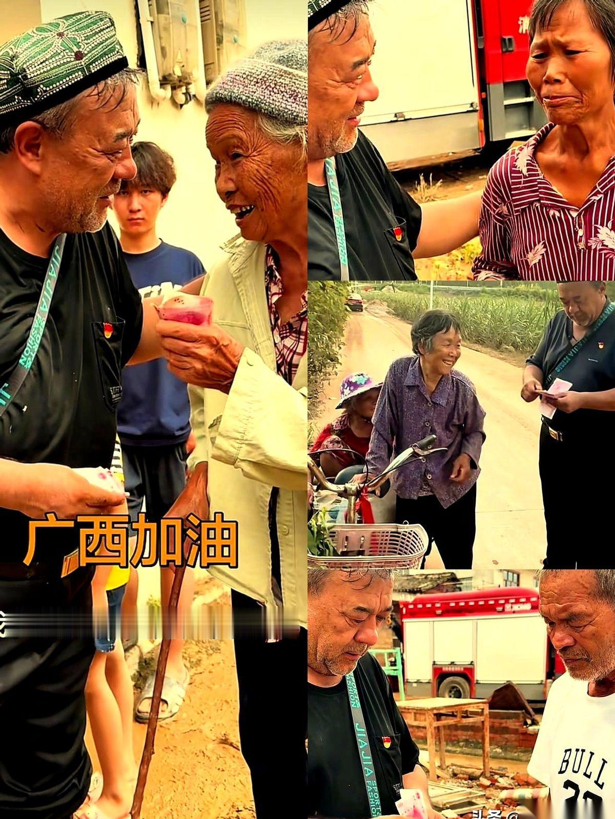 新疆卖羊肉串的阿里木大叔，被人当面问了个尖锐问题。
“你捐了那么多，为啥不搞个正