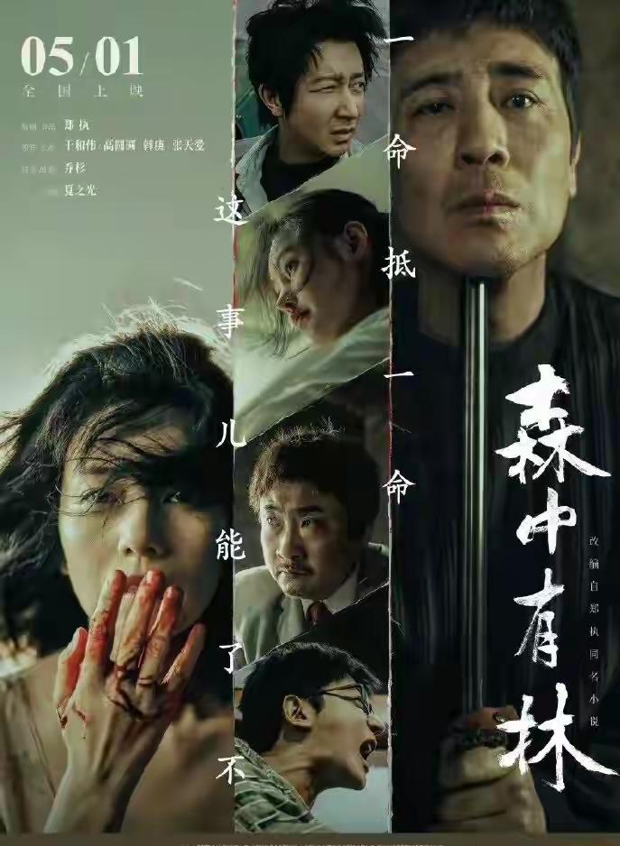 《森中有林》终极海报：血手与枪口，藏着最狠的人性拷问
 
高圆圆满手是血，于和伟