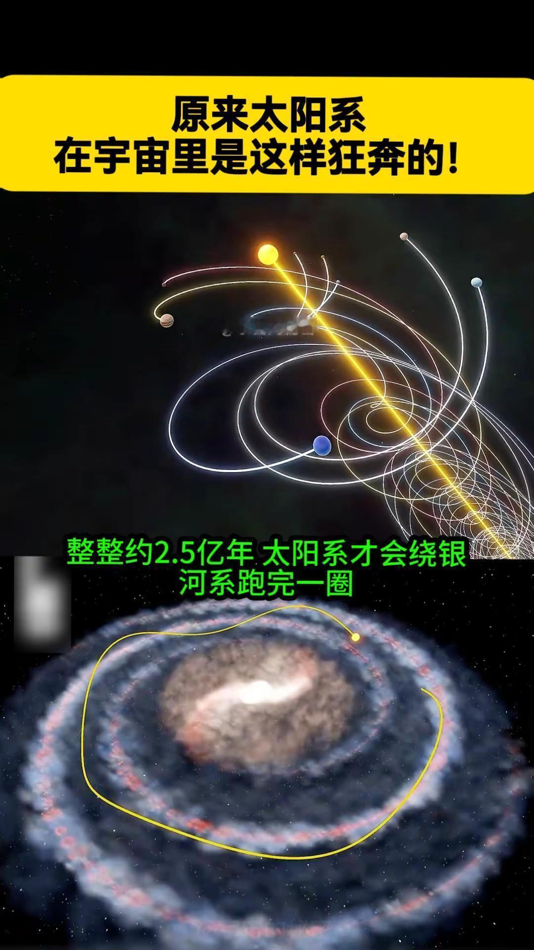 你可能又被教科书骗了！太阳系在宇宙里的真实运动，根本不是静态的原地转圈！太阳正带