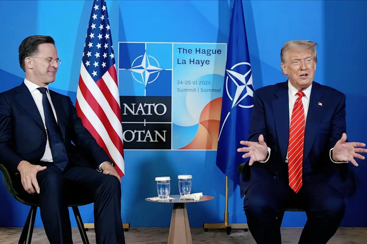 ​美国总统特朗普毫无办法，无可奈何。对西班牙作为北约的成员国，美国似乎对他们的行