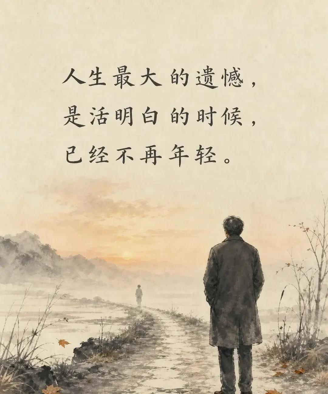 人到中年，一抬头才发现大半辈子已经悄悄溜走了。


以前总觉得变老这事儿离自己十