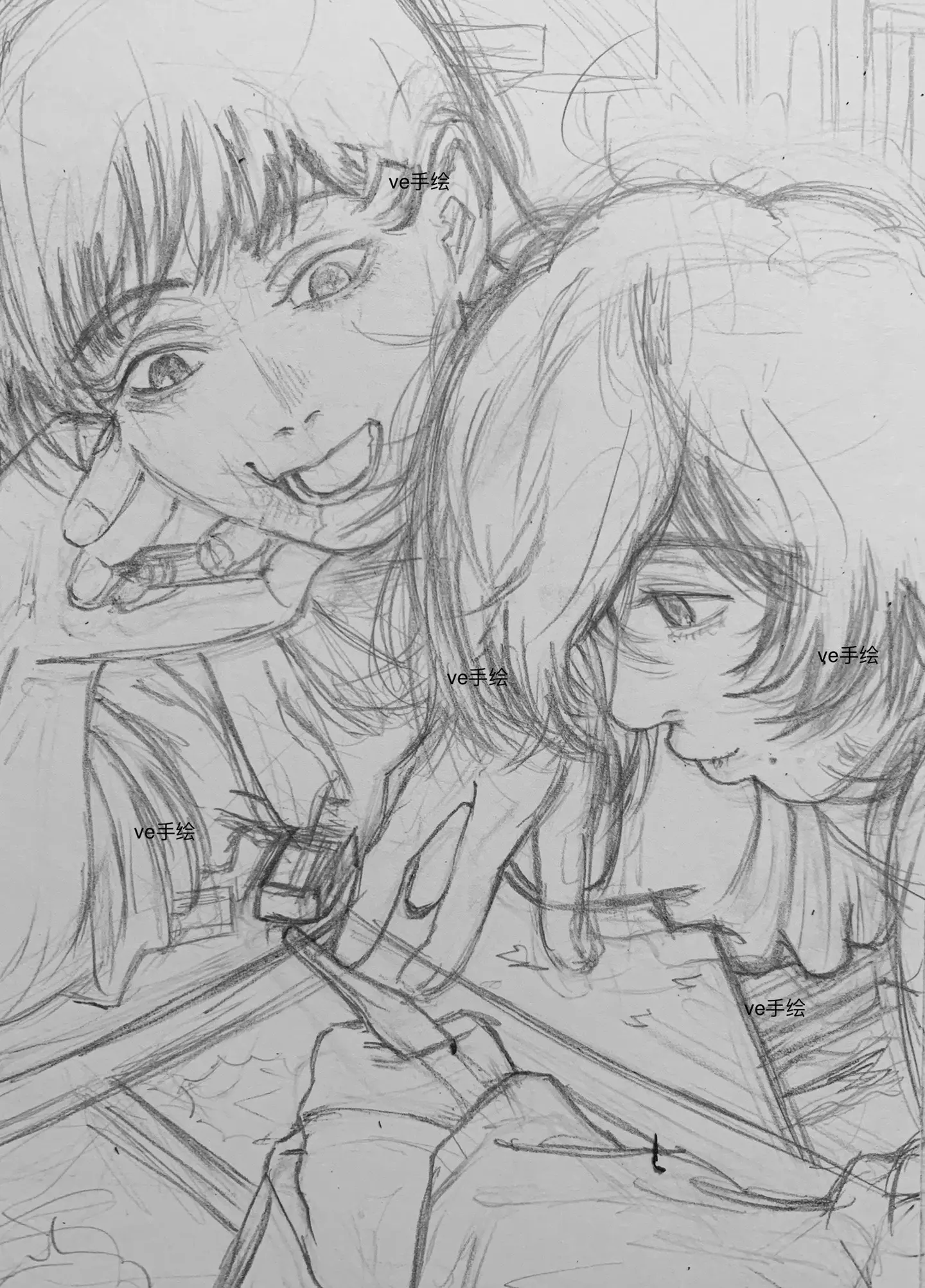 要继续画下去！