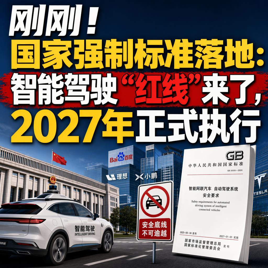 很多人以为，车企宣传的“自动驾驶”“解放双手”是技术领先的标志。
但从2027年