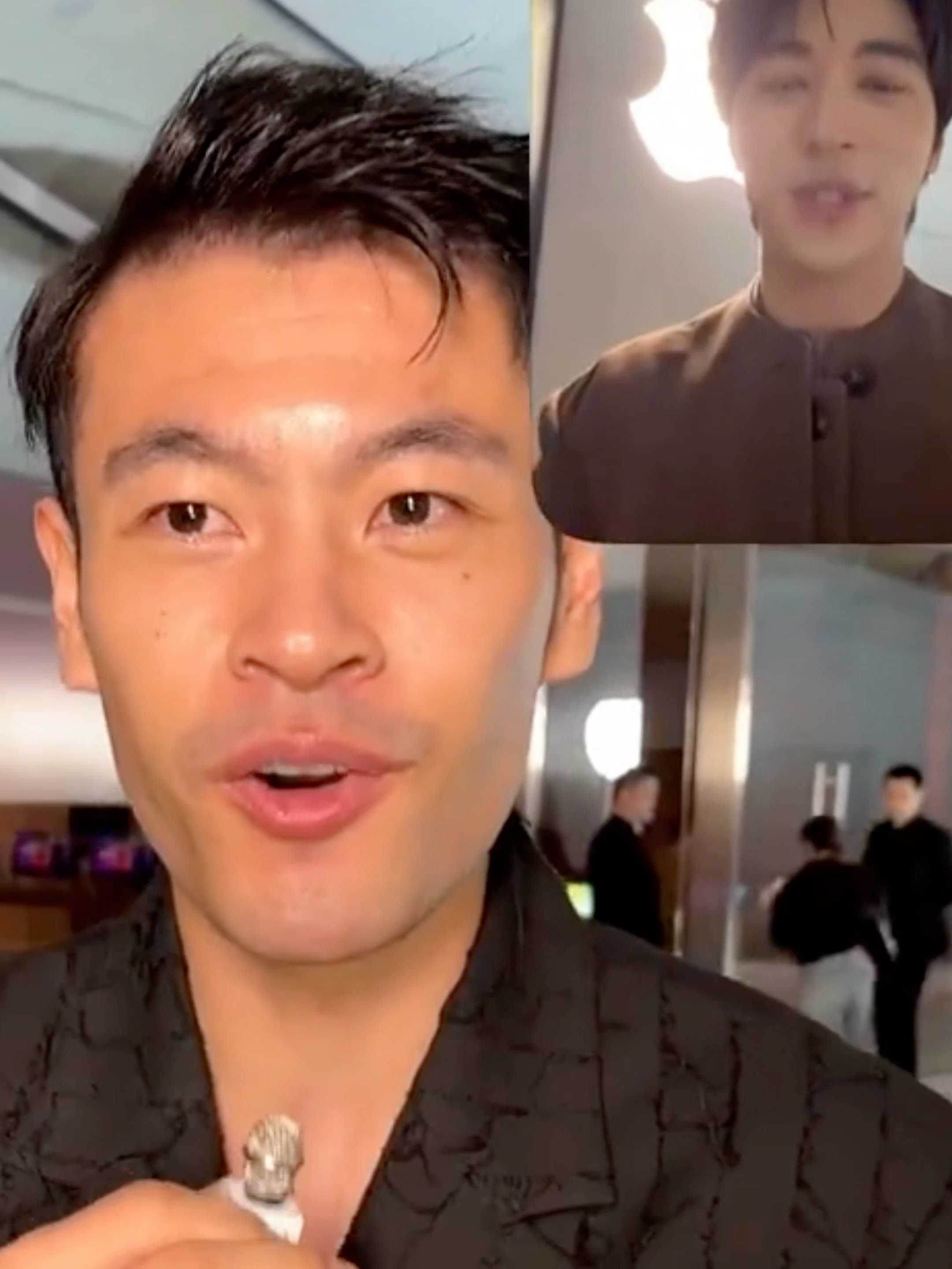 许魏洲宁忠岩互夸你是说宁叔和许魏洲打视频电话了吗