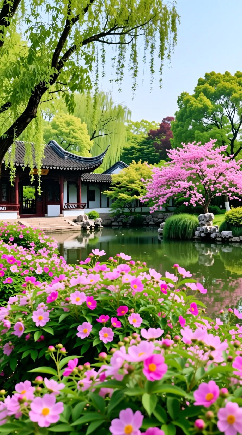 上联：雪落北国一片白，如何对下联下联：花开南苑满园香