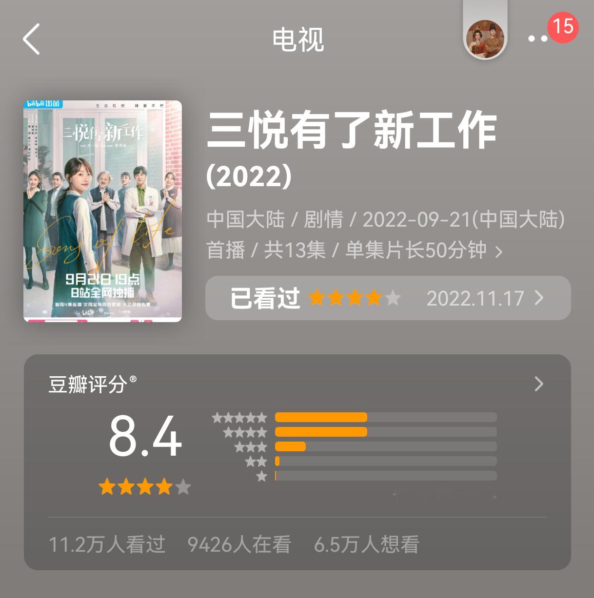 内娱首部殡葬职场群像剧来了是我多了一段记忆吗？你是首部，那2022年开播评分8.