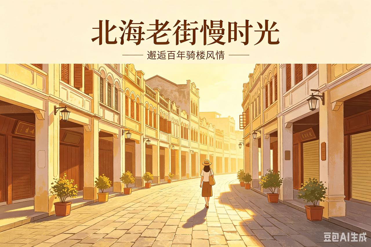 每个城市，都有一条藏着岁月本味的老街。于北海而言，这条沉淀了百年烟火的路，就是珠