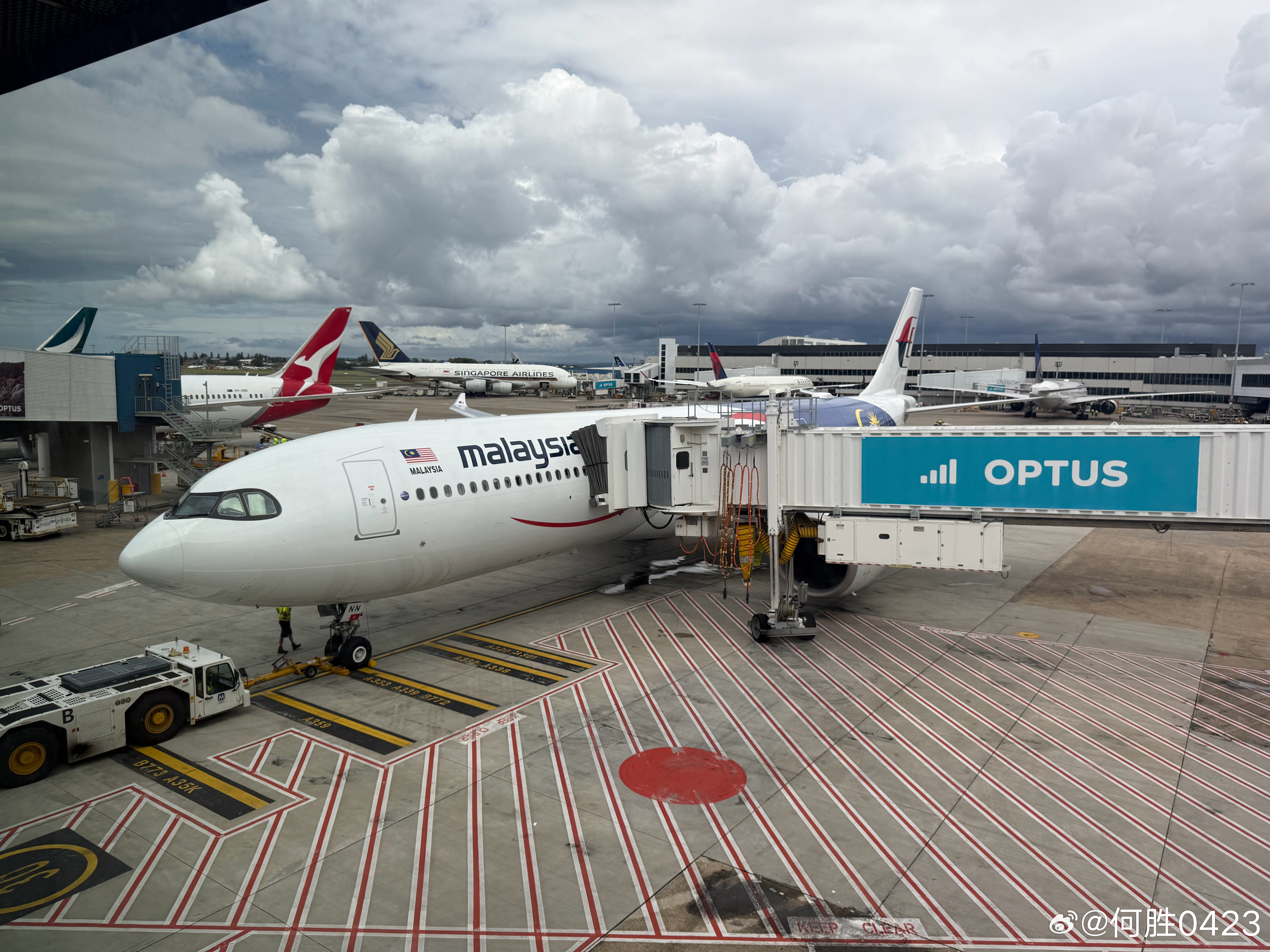 终于可以回家了 澳大利亚·Sydney International Airpor