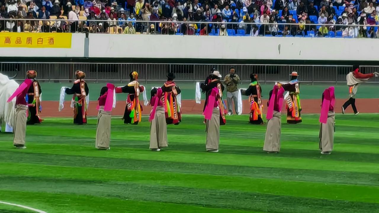 8月1日，天祝藏族自治县第三届“舞动民族风情，守护非遗根脉”主题活动正热烈上演。
