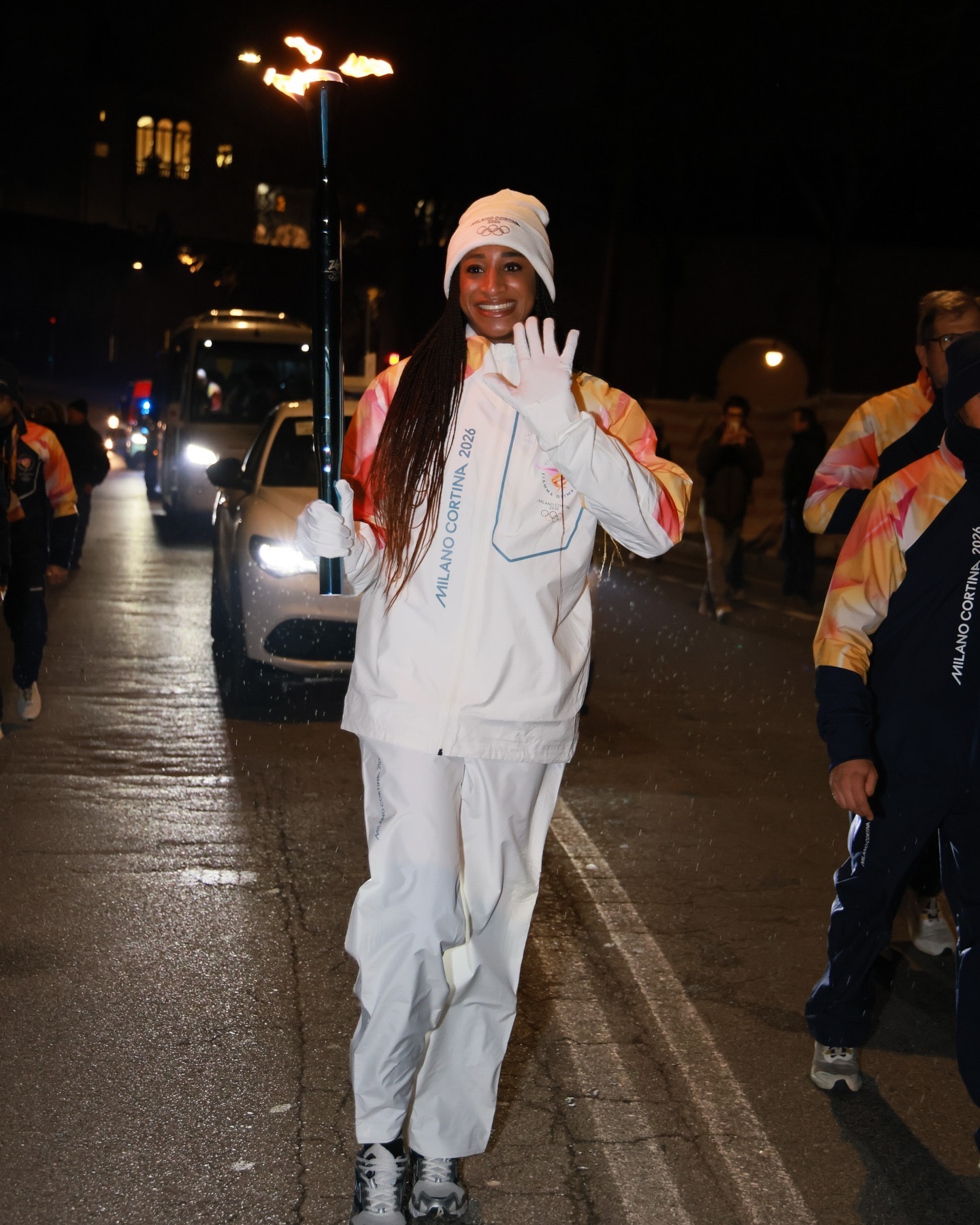 奥运冠军奥莫鲁伊也得到了冬奥会火炬手的资格！冬奥会厚蓄显锋芒