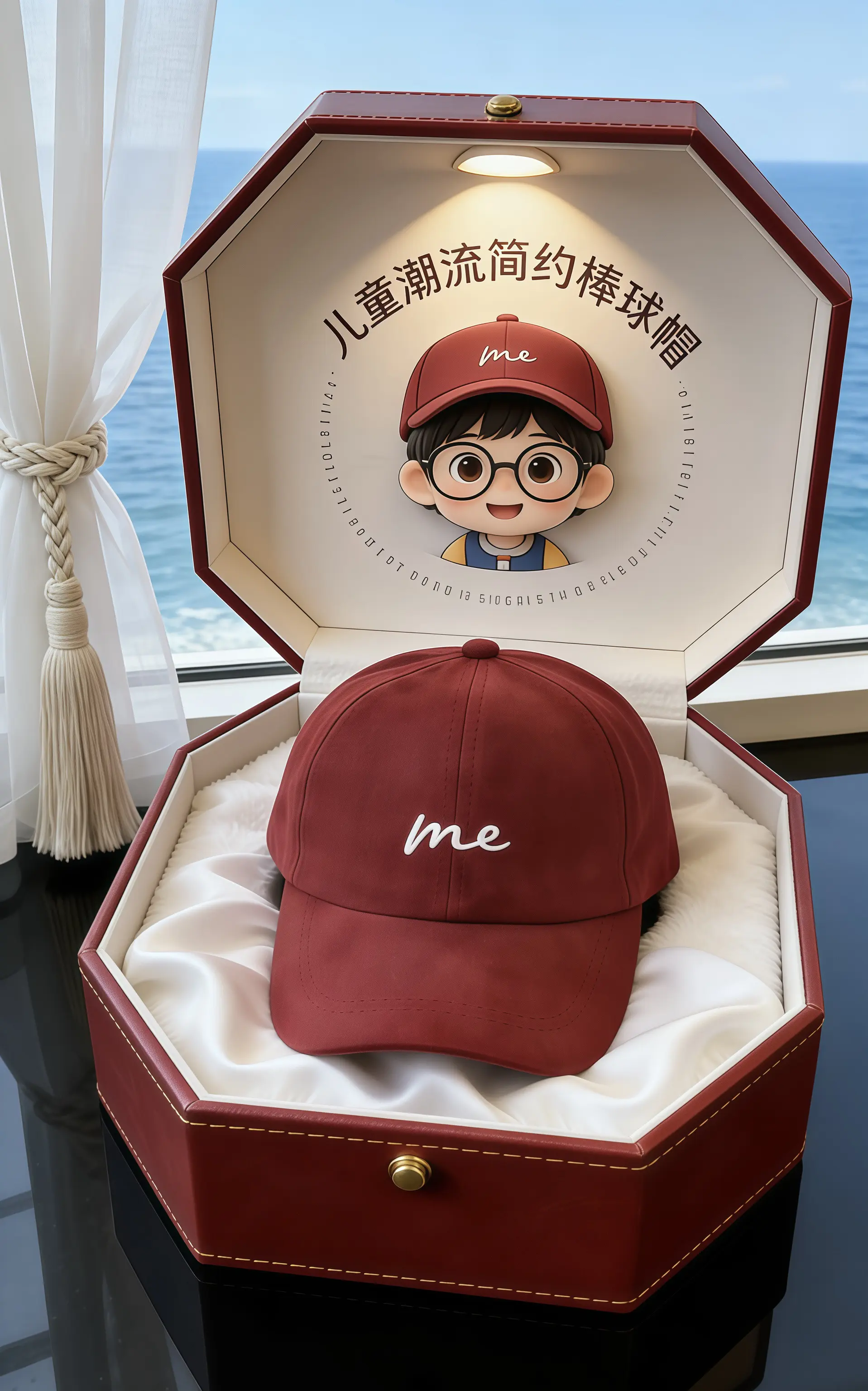 儿童帽子 棒球帽 时尚简约穿搭 春季必备单品 韩风搭配