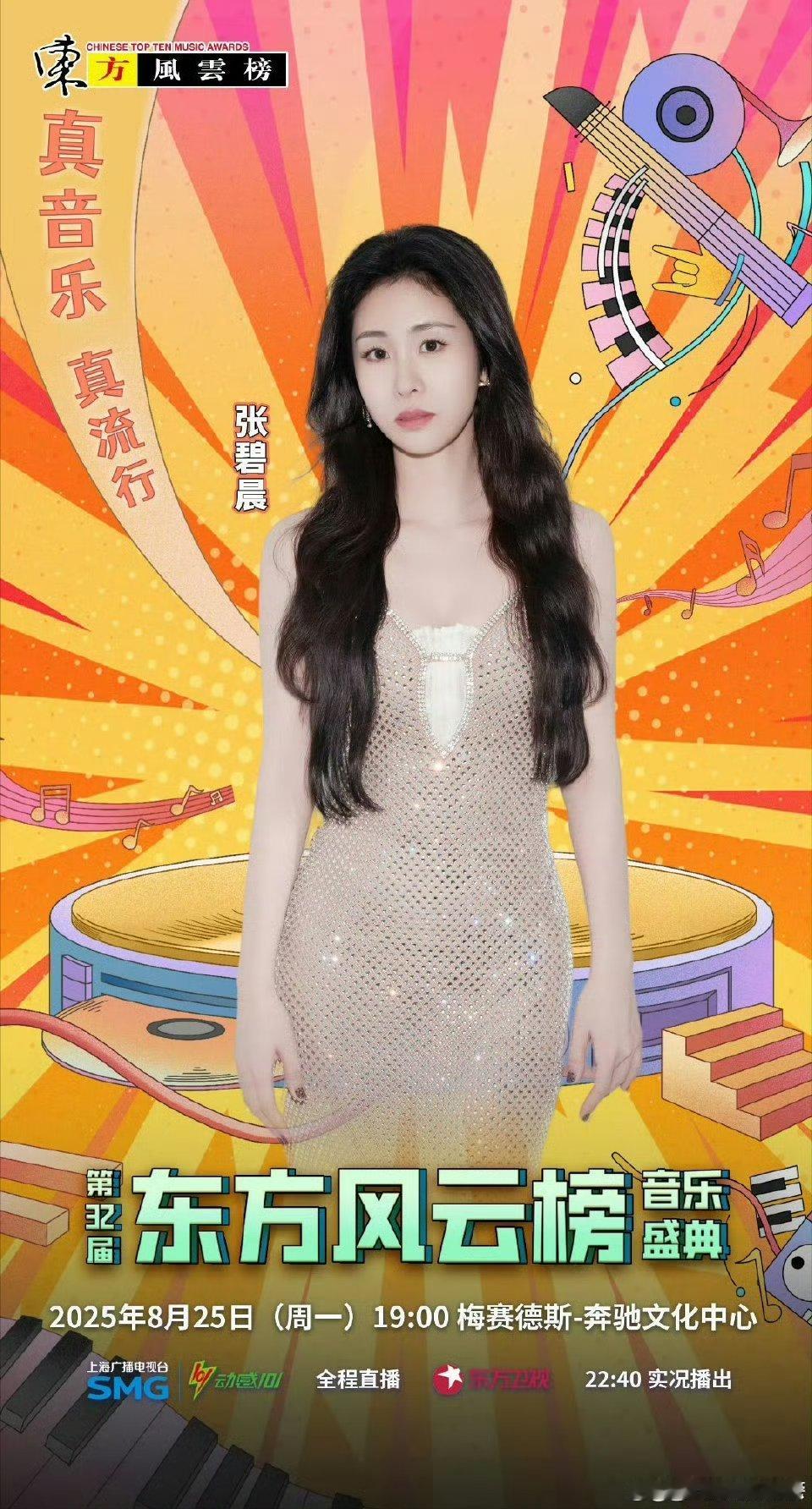 这个乐子有了。。汪苏泷张碧晨同场活动，两人都官宣了东方风云榜[哈哈][哈哈] ​