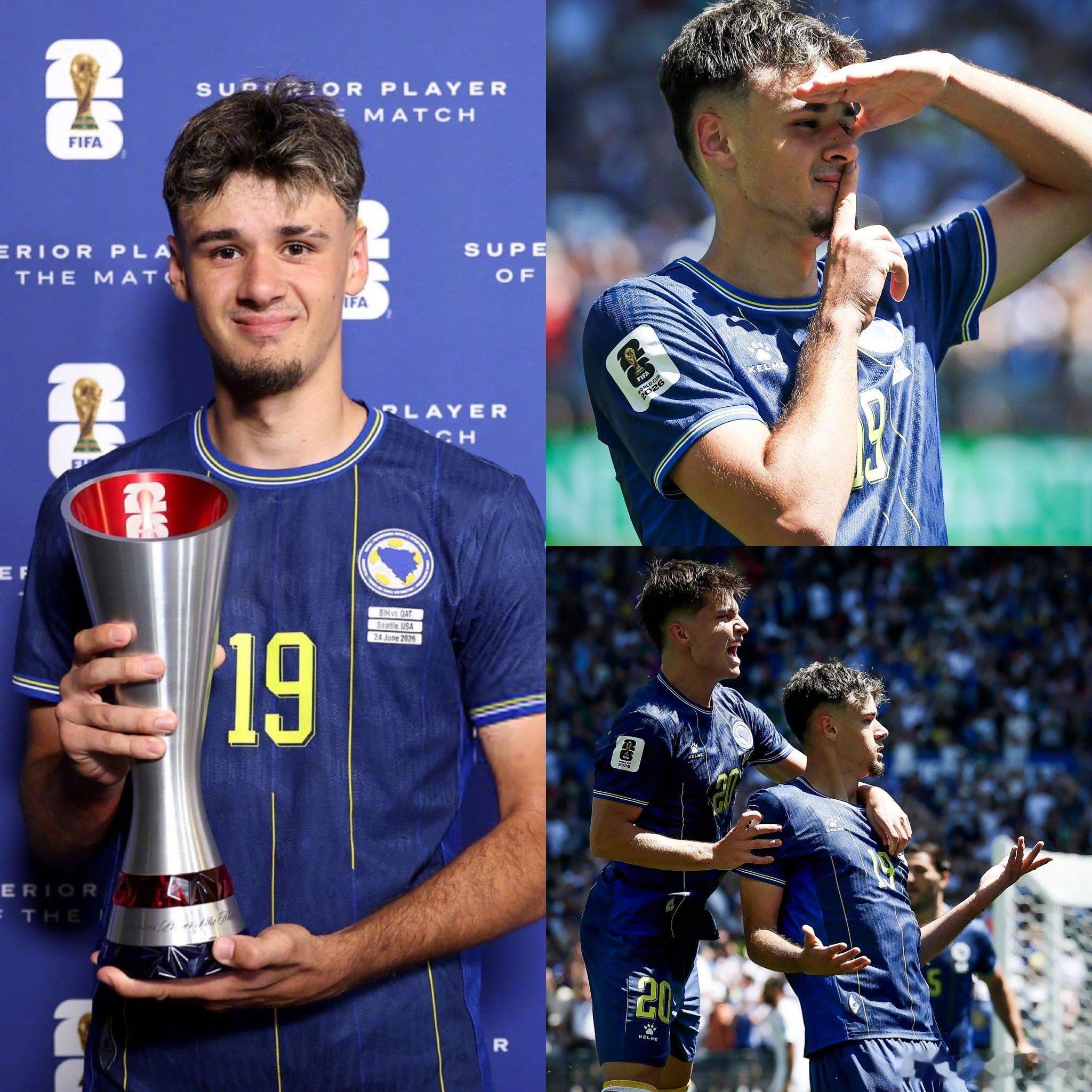 【世界杯新星】波黑3比1卡塔尔 ，18岁276天的阿拉伊贝戈维奇（Kerim A