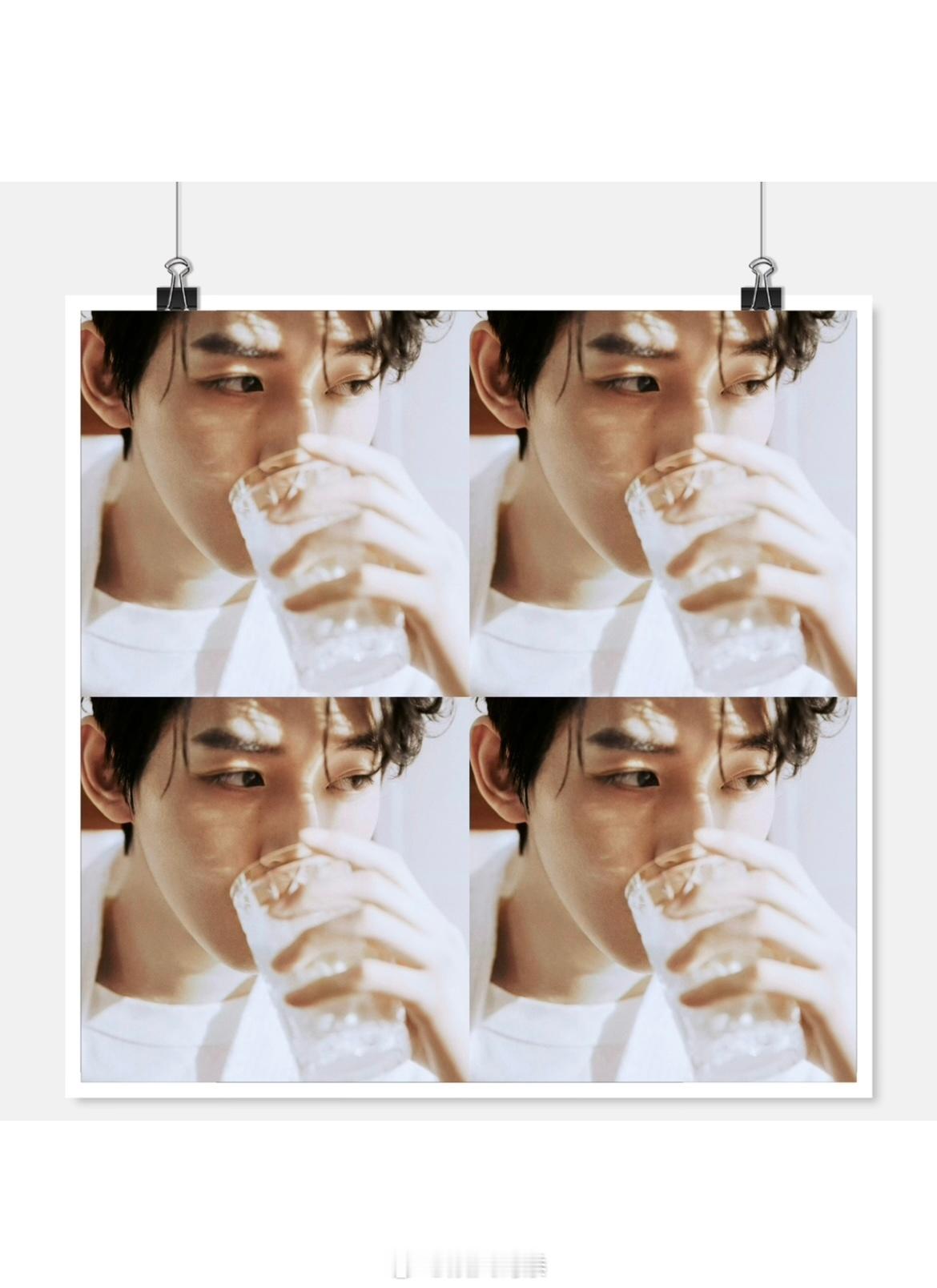 #邓为白开水大片# 就喜欢这种简单明了、清新脱俗的风格！邓为真是各种风格都能驾驭