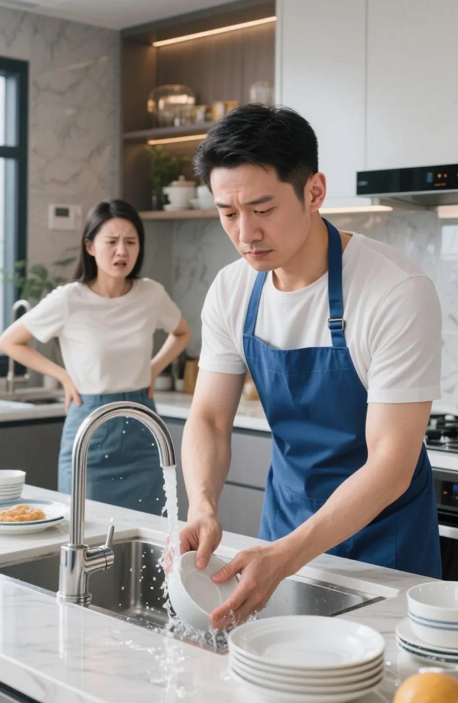 我发现，
 
有些男人，
总爱怪老婆唠叨，却看不见自己的“甩手掌柜”模样。
 