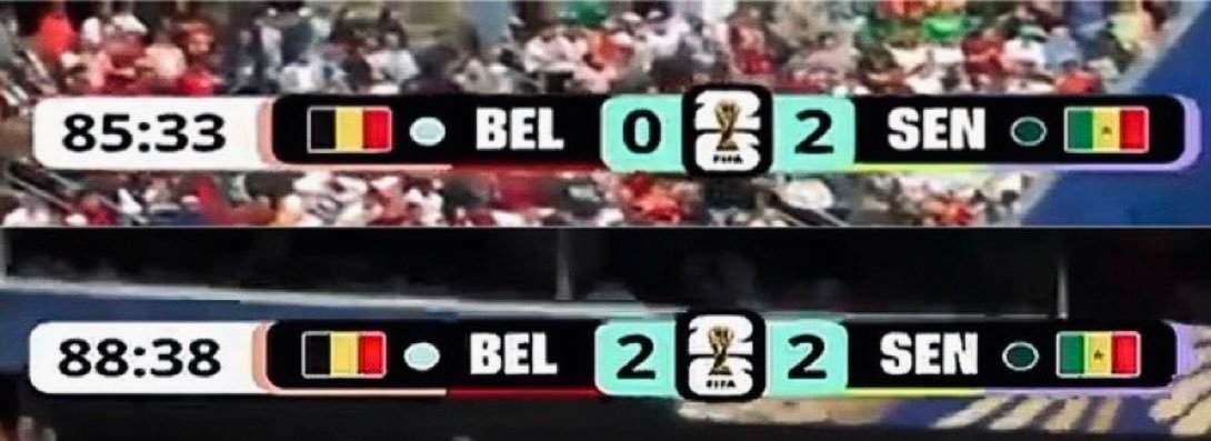 比利时点球绝杀｜塞内加尔淘汰🇸🇳这什么剧本比利时3比2塞内加尔
