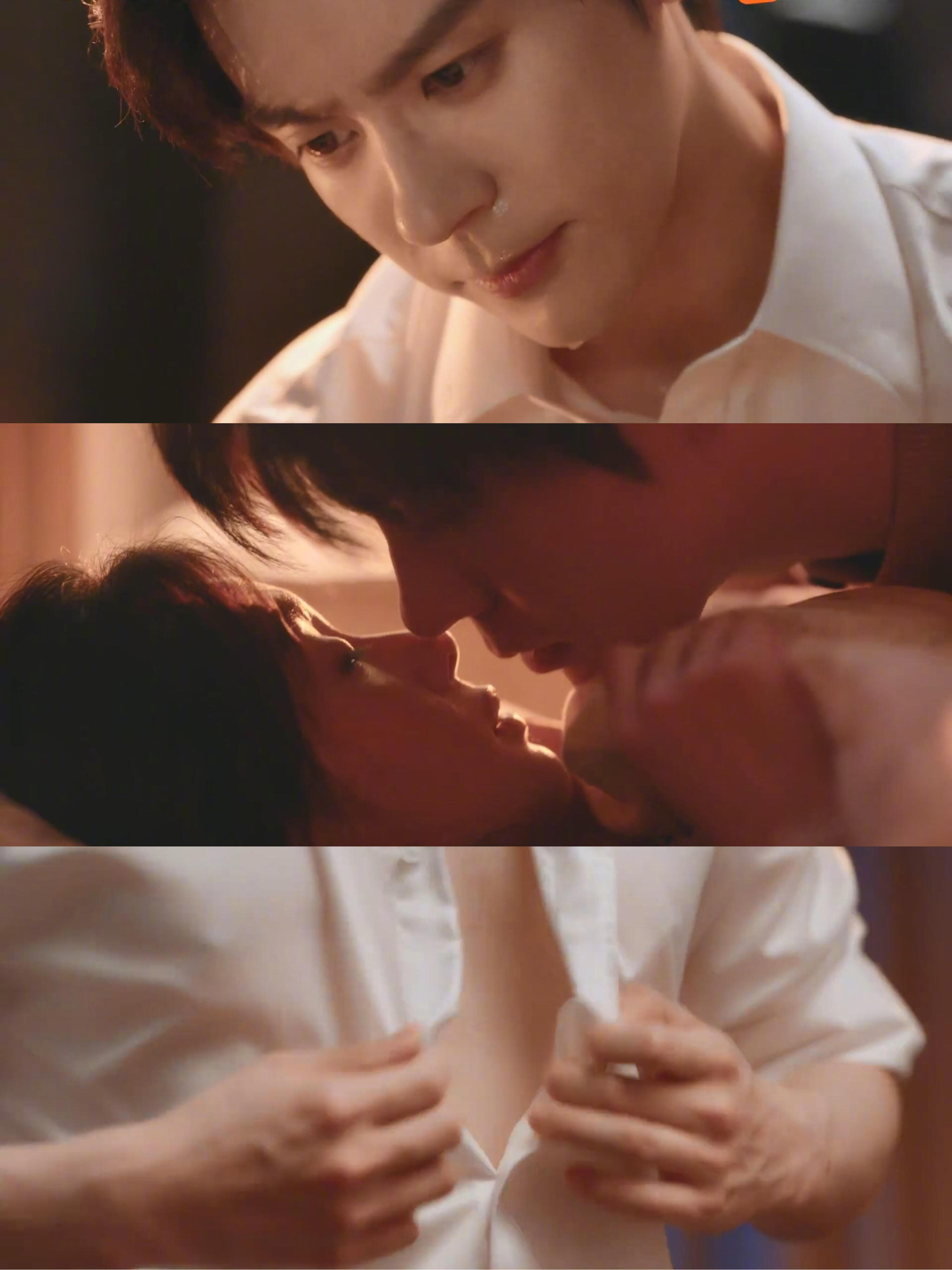 魏哲鸣郑合惠子吻戏好欲 谁懂啊！两句话就把氛围拉满，上唇相碰的瞬间直接让人上头～