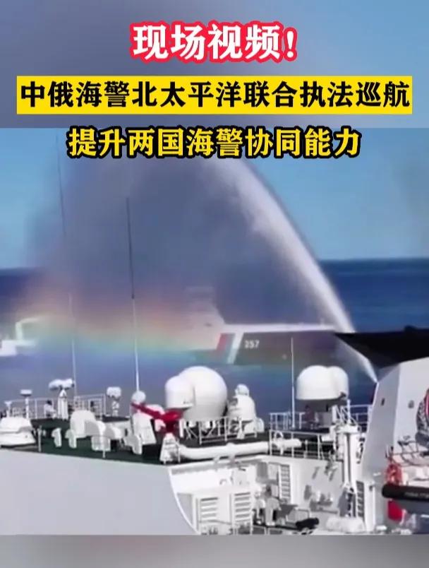 中俄海警舰艇编队联合巡航，让中国的海警有了处置突发事件的能力，今后，希望这个联合