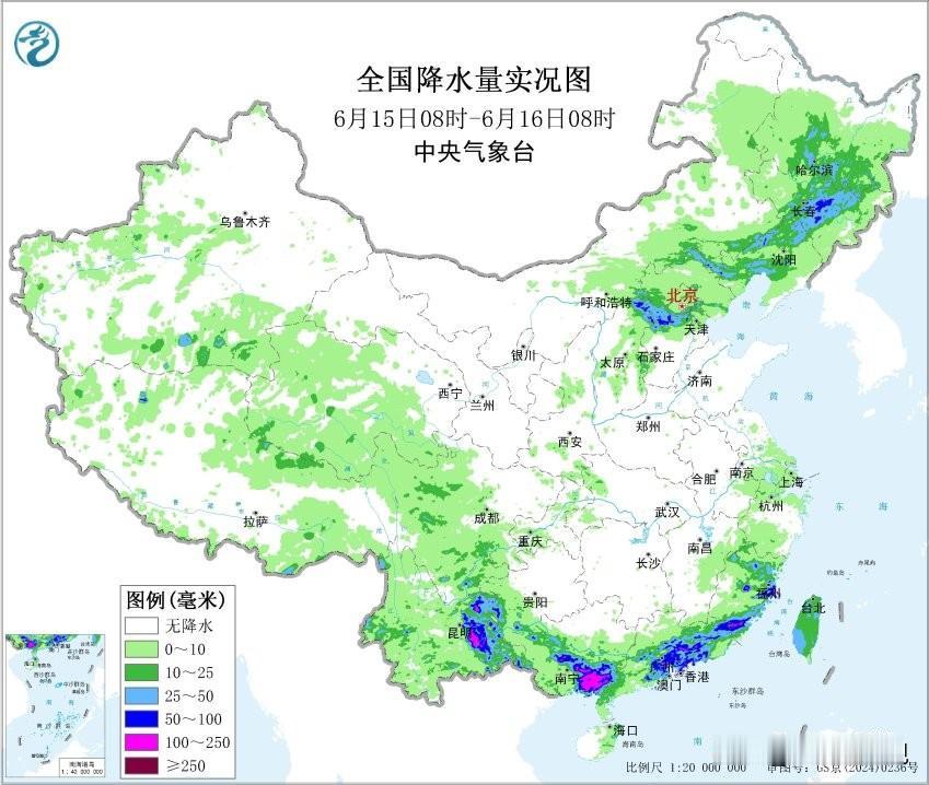 【京津冀雷雨】昨天夜间，我省中北部地区出现强对流天气。相对于预报，强对流范围远不