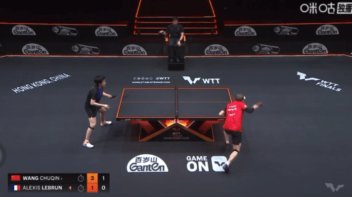 漂亮王楚钦vsA勒布伦