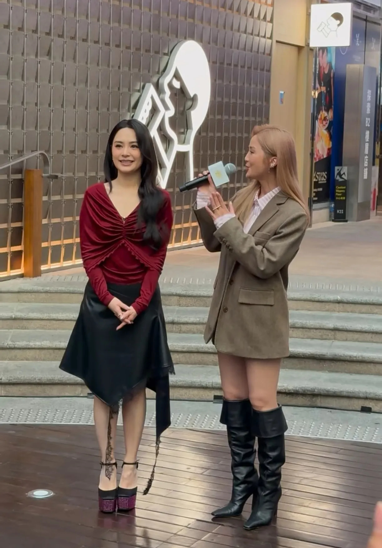 阿娇的身材真是和她的颜值一样任性想瘦就瘦，想胖就胖，上次出镜还是胖娇，这次又变成