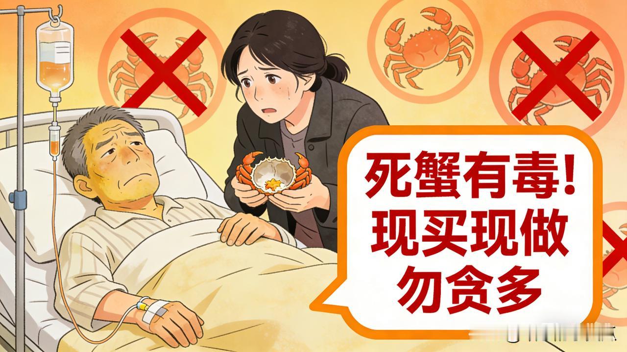 乔老爹吃死螃蟹中毒一度病重
近日，乔任梁父亲食用8只死蟹后中毒紧急住院，一度被下