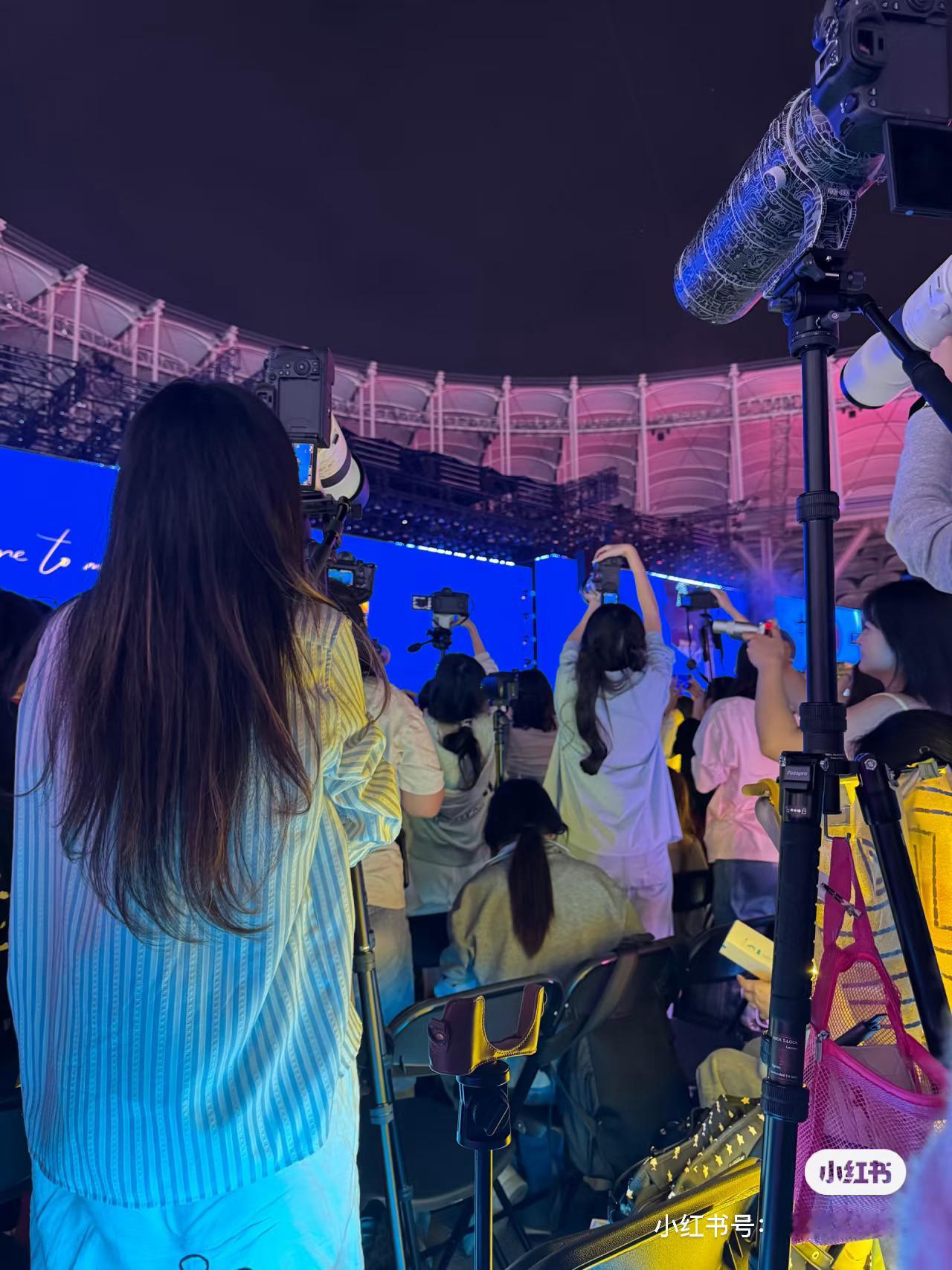 TF家族新音我们楼看演唱会就这样，内场全遮挡