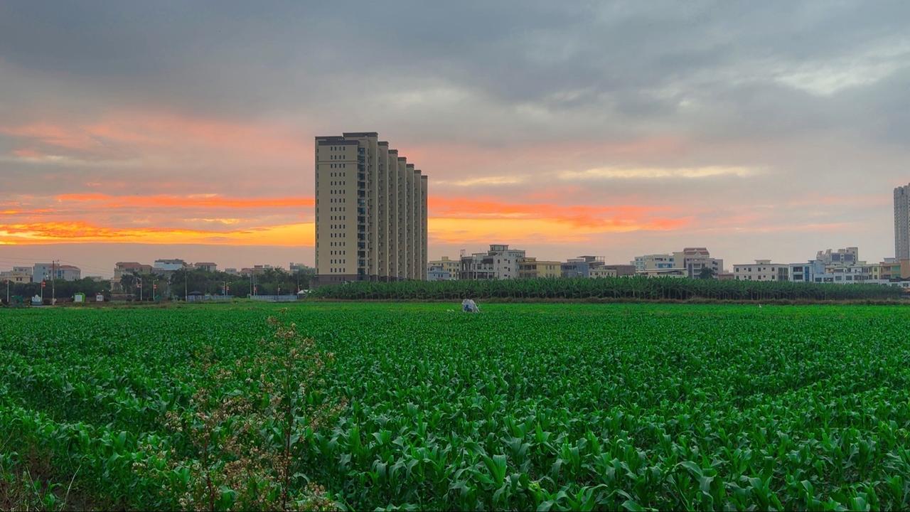 夕阳西下，余晖洒满大地，这一刻的风景，美得让人心醉，愿与你共享。落日余晖映晚霞一