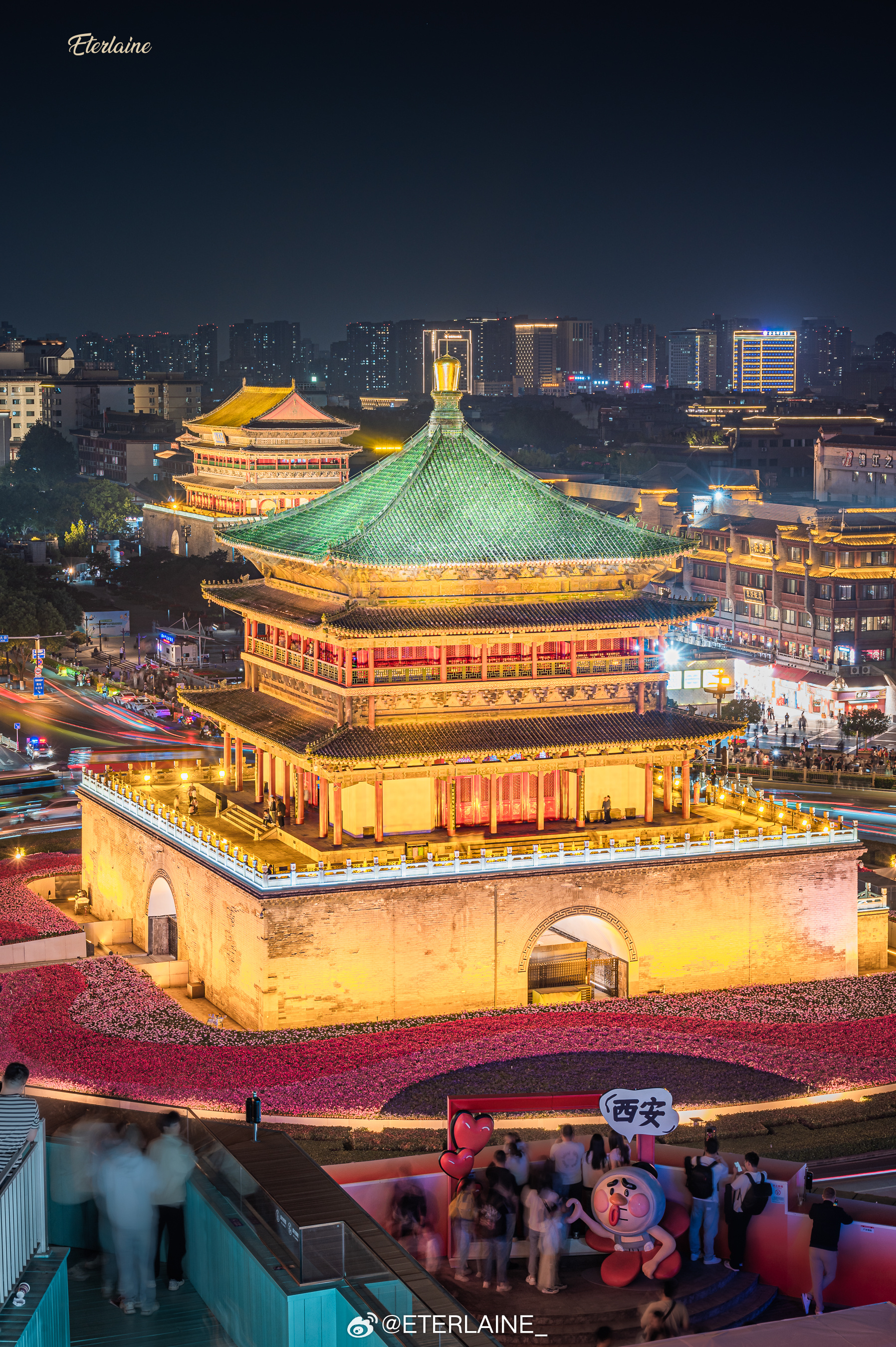 钟/鼓楼/大雁塔/大唐不夜城      (2026.04)西安旅行 西安·大唐不