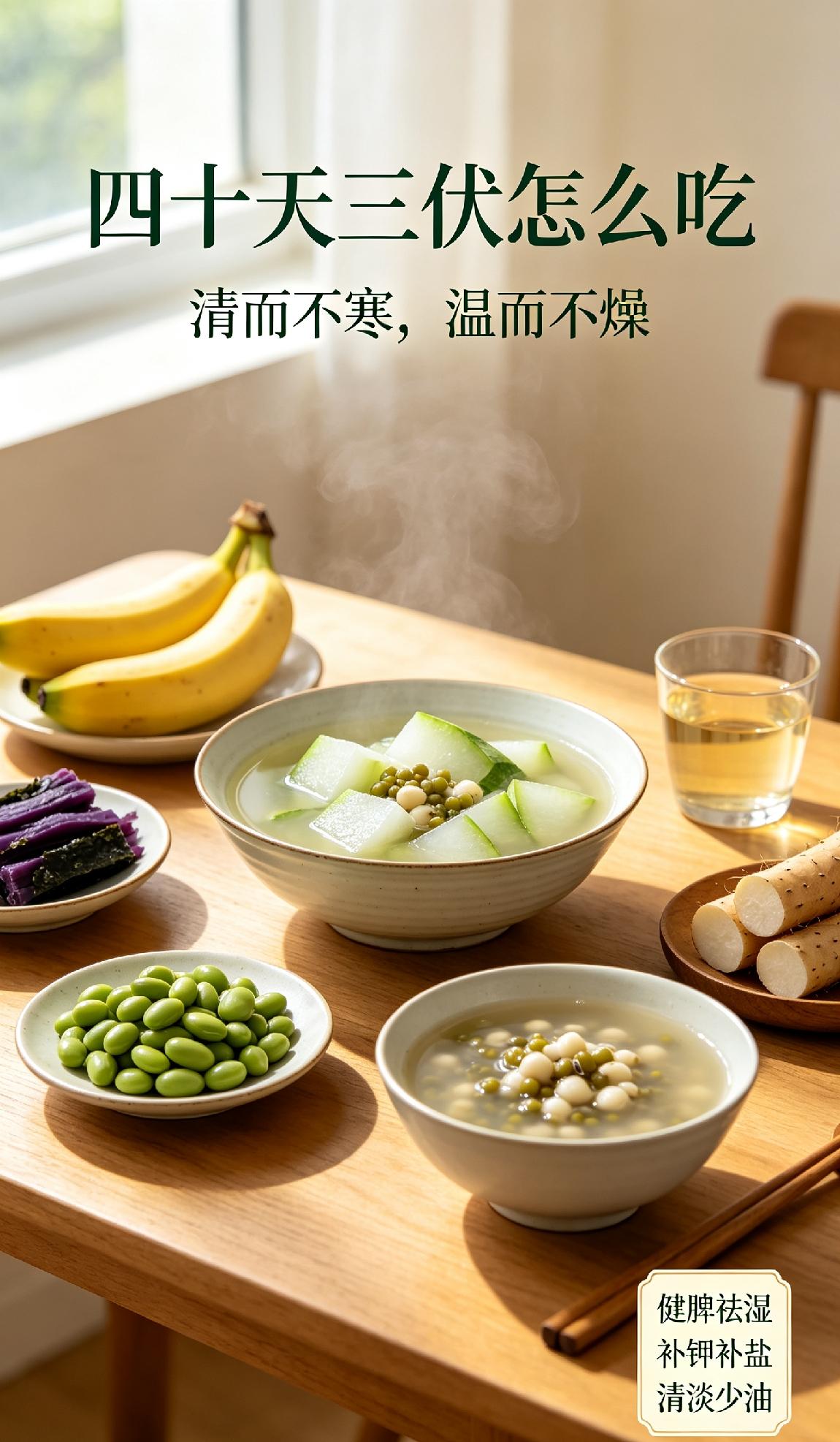 四十天三伏天开启，闷热潮湿的“焖蒸”模式里，吃对三餐才能舒服度夏。
 
别只顾着