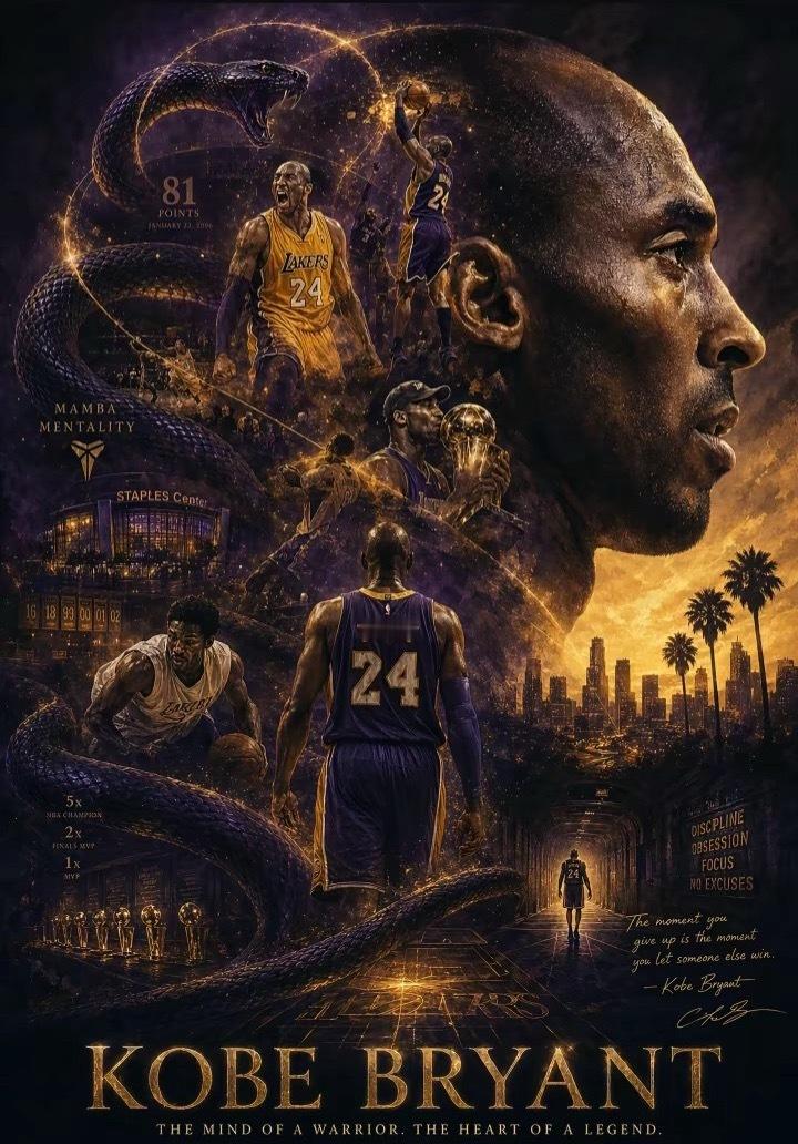凌晨四点🕓💜💛科比KobeBryant凌晨四点