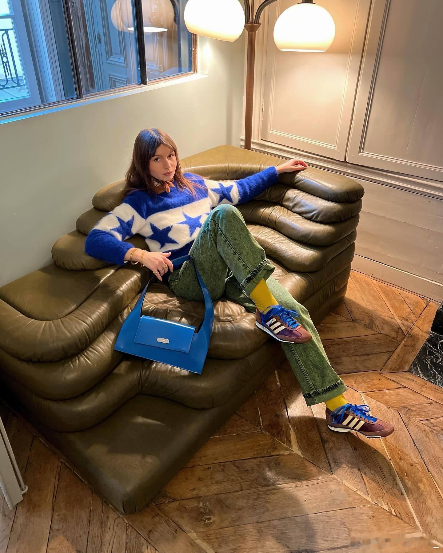 Marine Colors in Paris🧡💙🩷#Ins# ​​​