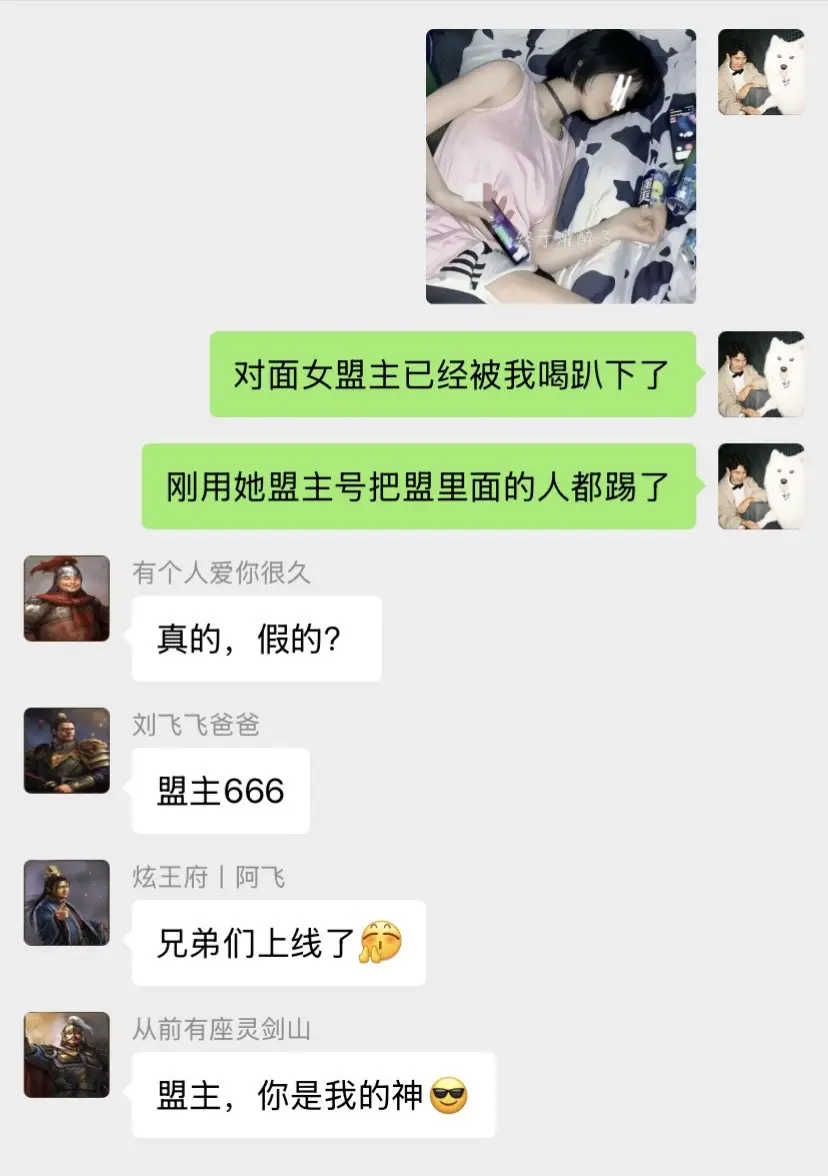 对面盟主一觉醒来，天都塌了