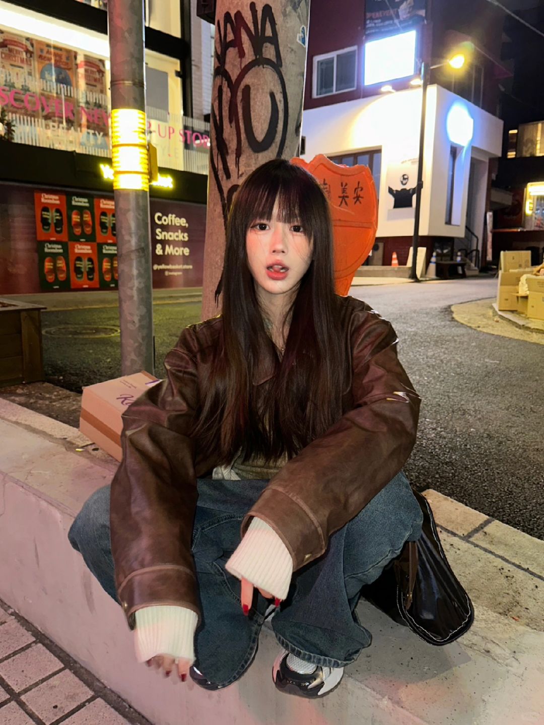 狎鸥亭游客照 和Jennie合影