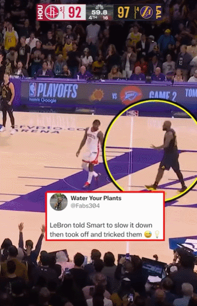 詹姆斯偷袭小同志！这好吗？这不好~ 