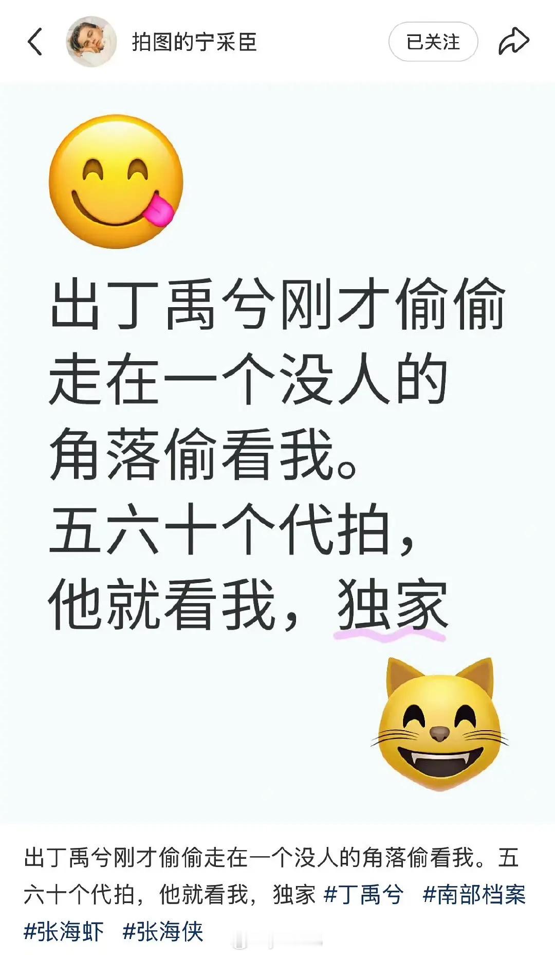 这个代拍文案每次都很有意思 