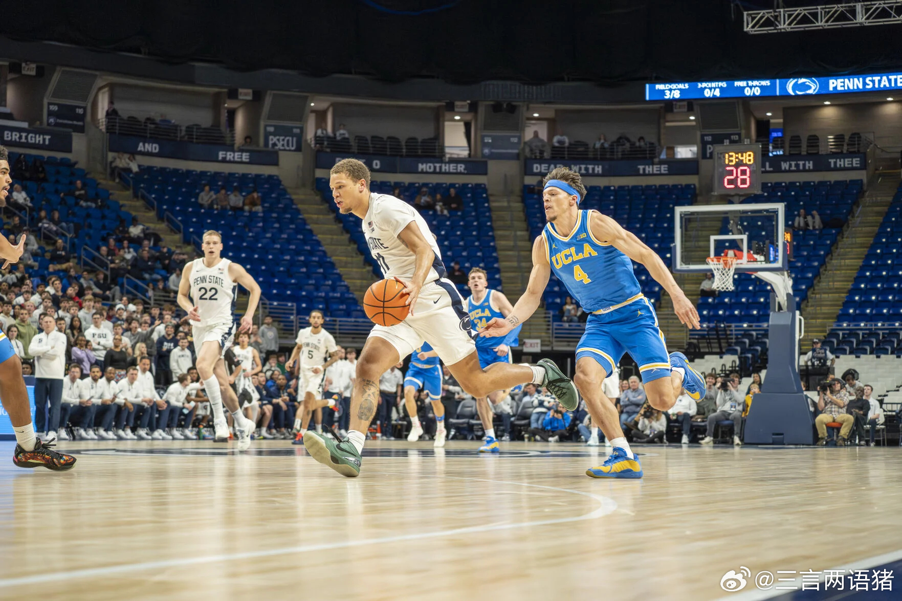 第17场客场71：60胜宾州州立大学 