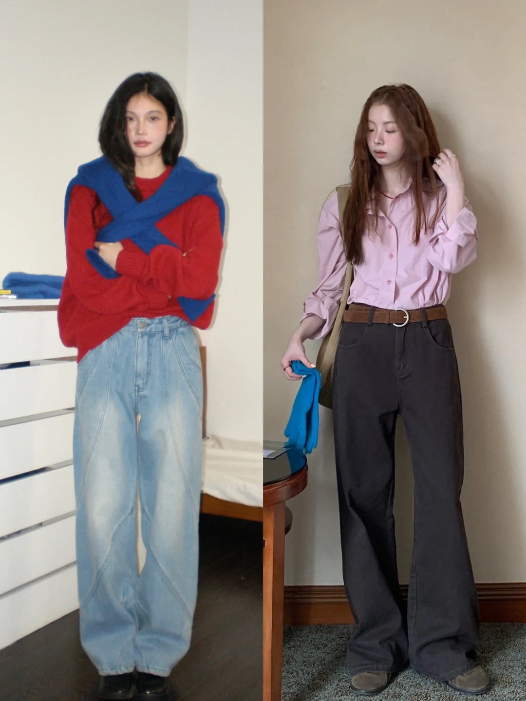 LOOK|秋冬色彩混搭也好有韩味