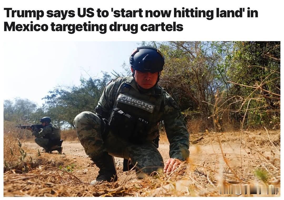 在马杜罗抓捕行动之后，特朗普于本周宣称，美国将着手对墨西哥境内的贩毒集团开展军事