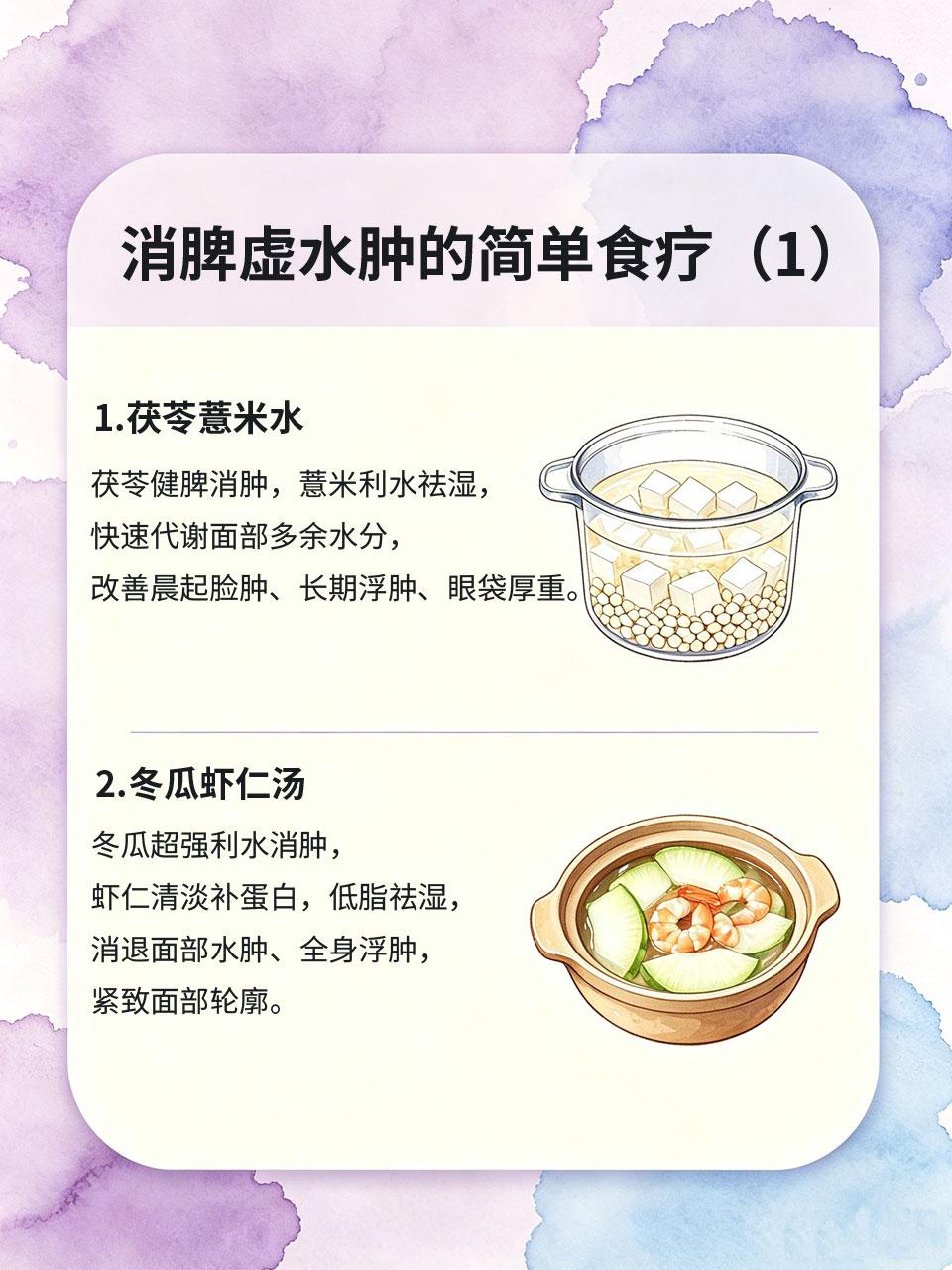 脾虚脸肿眼袋重，简单食疗消水肿
早起脸肿、眼袋突出、眼皮浮肿、面部松弛，大多不是
