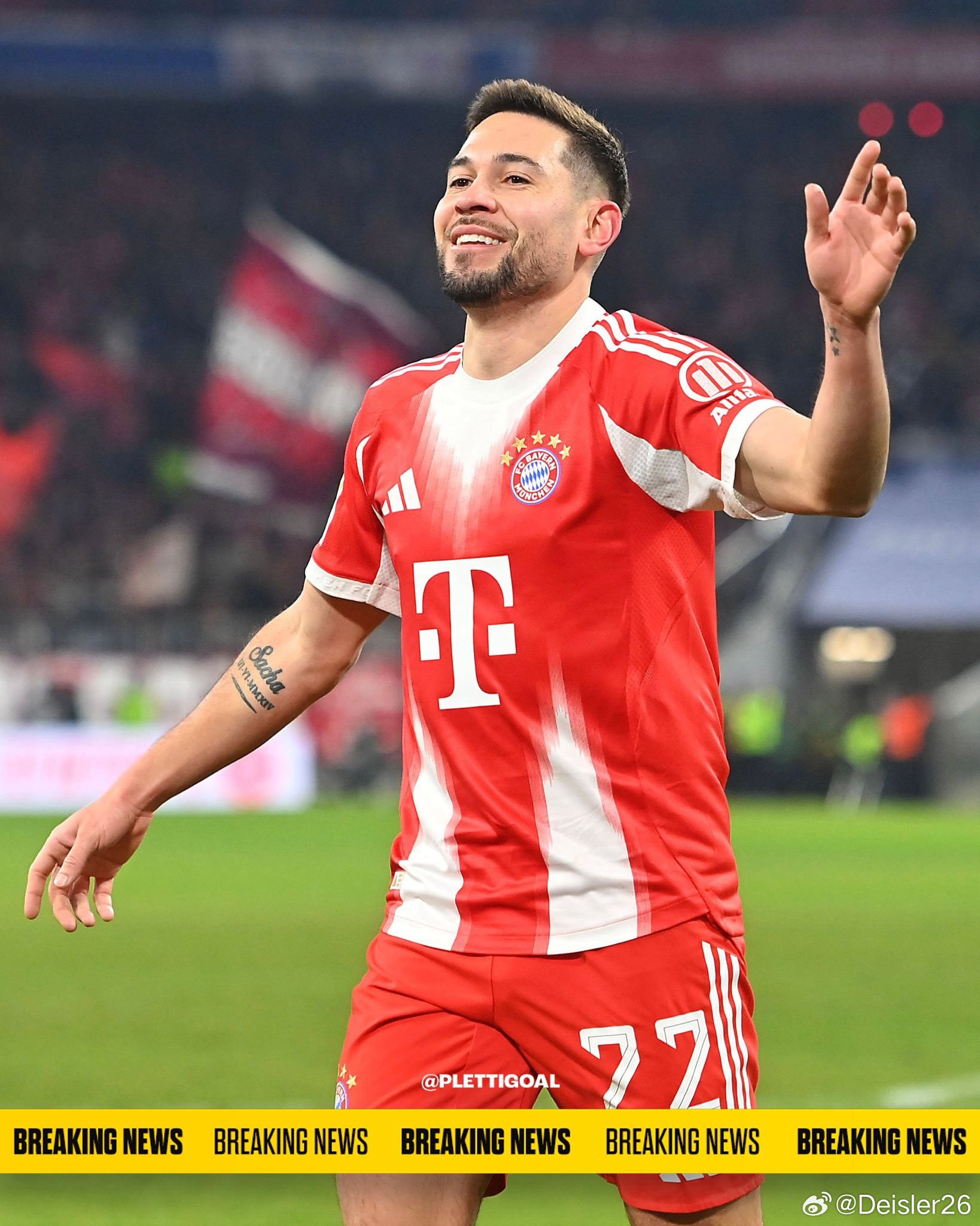 🚨🛑官方消息：拉斐爾·格雷羅將在本賽季結束後以自由轉會的方式離開拜仁慕尼黑足