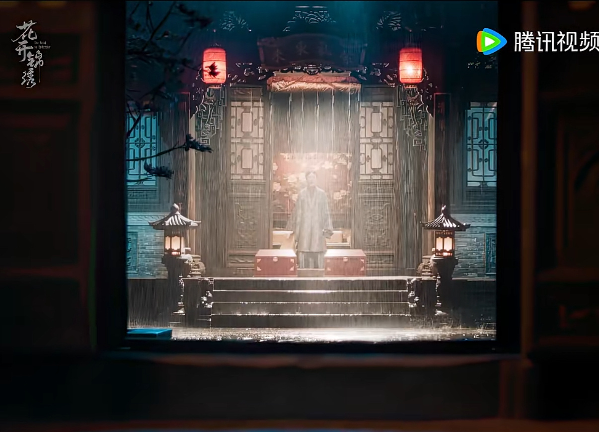 好可怕的镜头语言，屋檐下的雨线，是无形的牢笼！“我翻开历史一查，这历史没有年代，