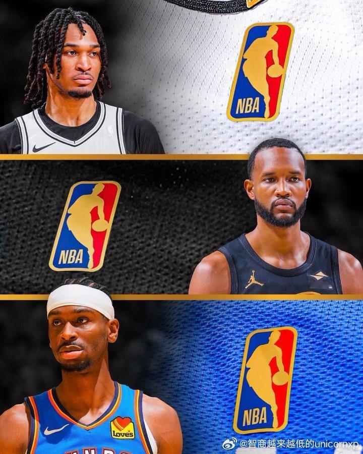 三人上金标Logo，卡牌公司针会玩NBA[超话] ​​​