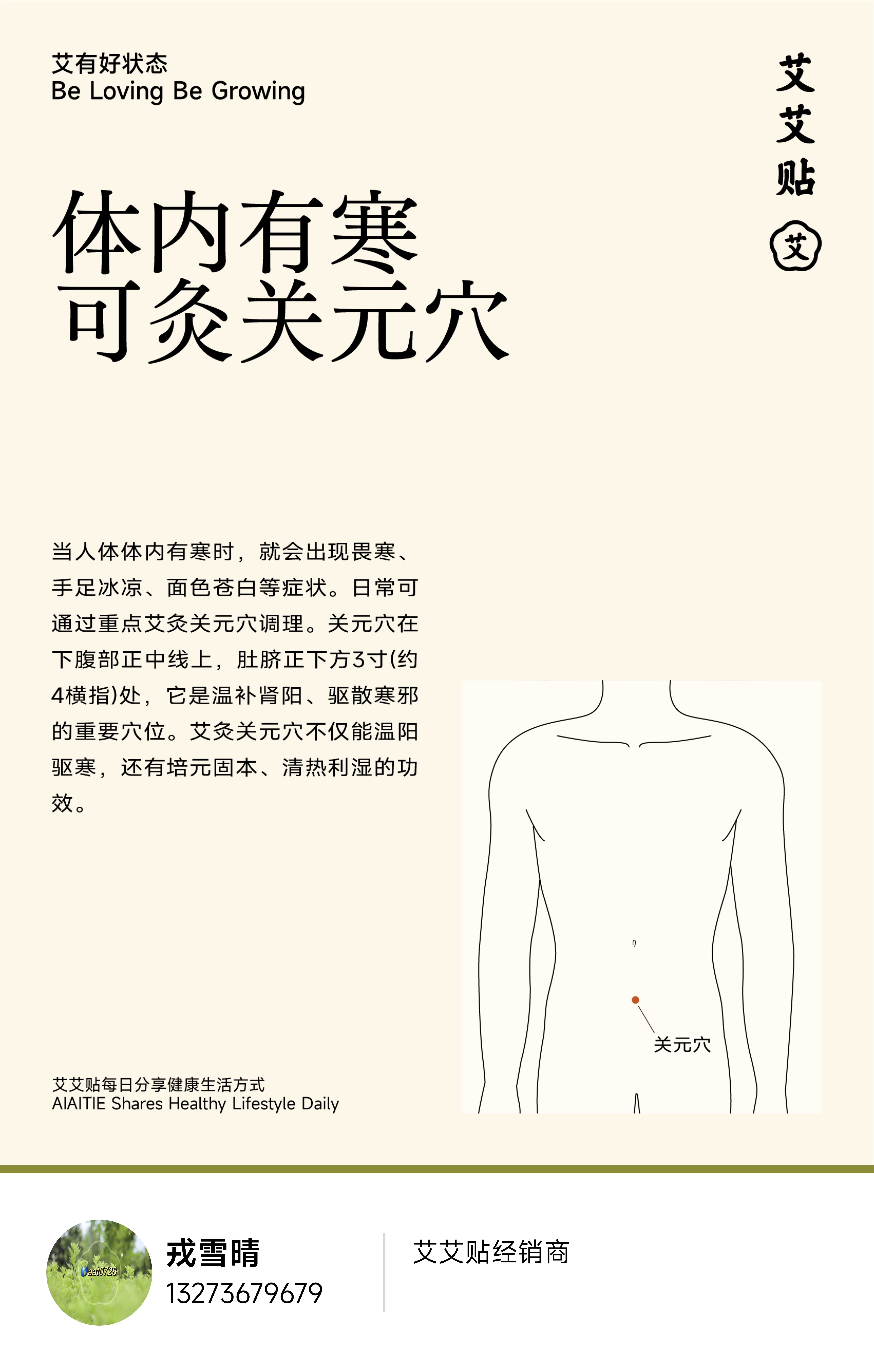 养生小知识  艾灸  【每日健康生活小知识】健康百科 ｜体内有寒，可灸关元穴当人