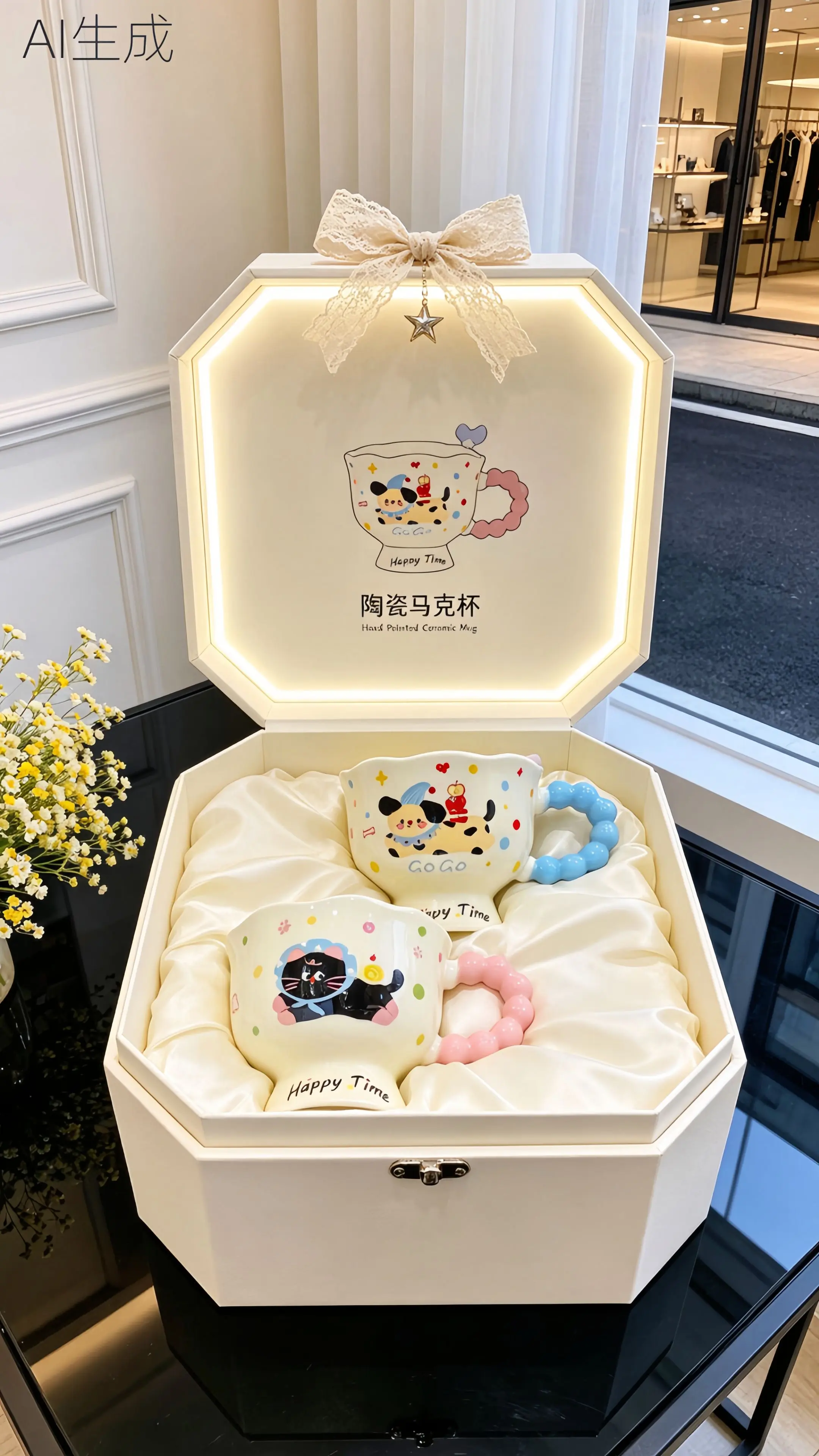 女孩喜欢的礼物 马克杯分享 陶瓷马克杯
