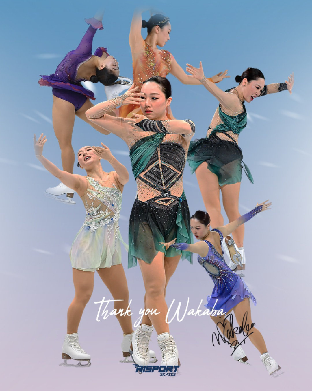 樋口新叶 冰鞋品牌Risport的退役告别信：谢谢你，樋口新叶。今天，我们致敬一