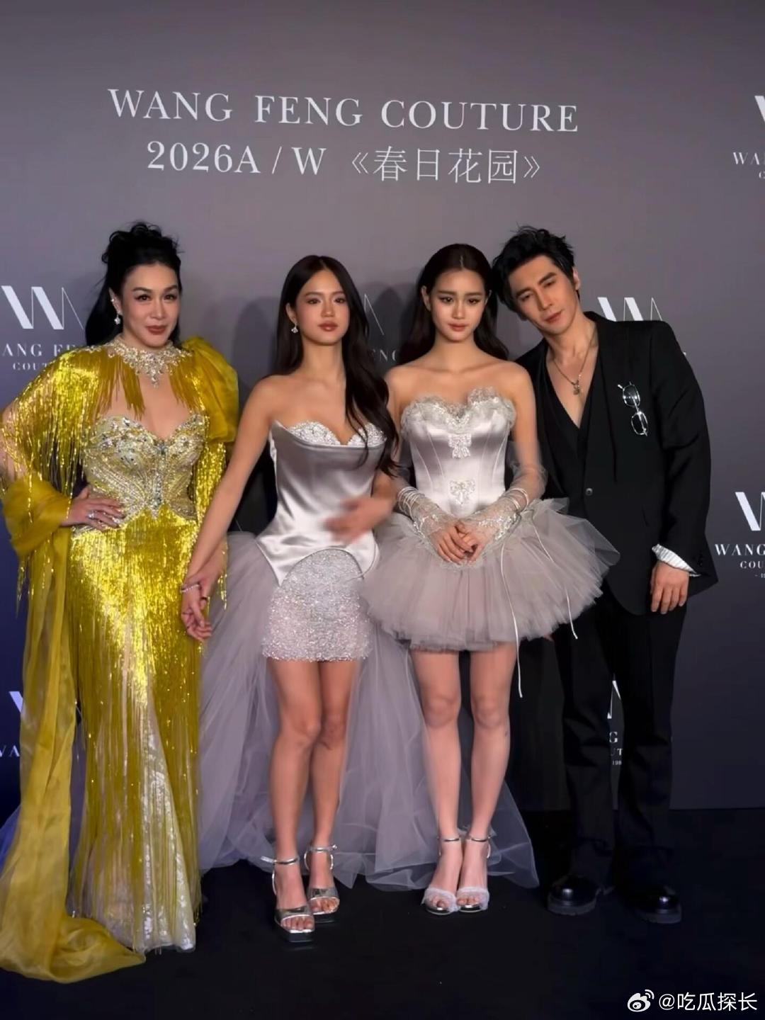 钟丽缇张伦硕带女儿们走红毯 钟丽缇张伦硕带两个女儿走红毯，一家人是风波后首现身吧