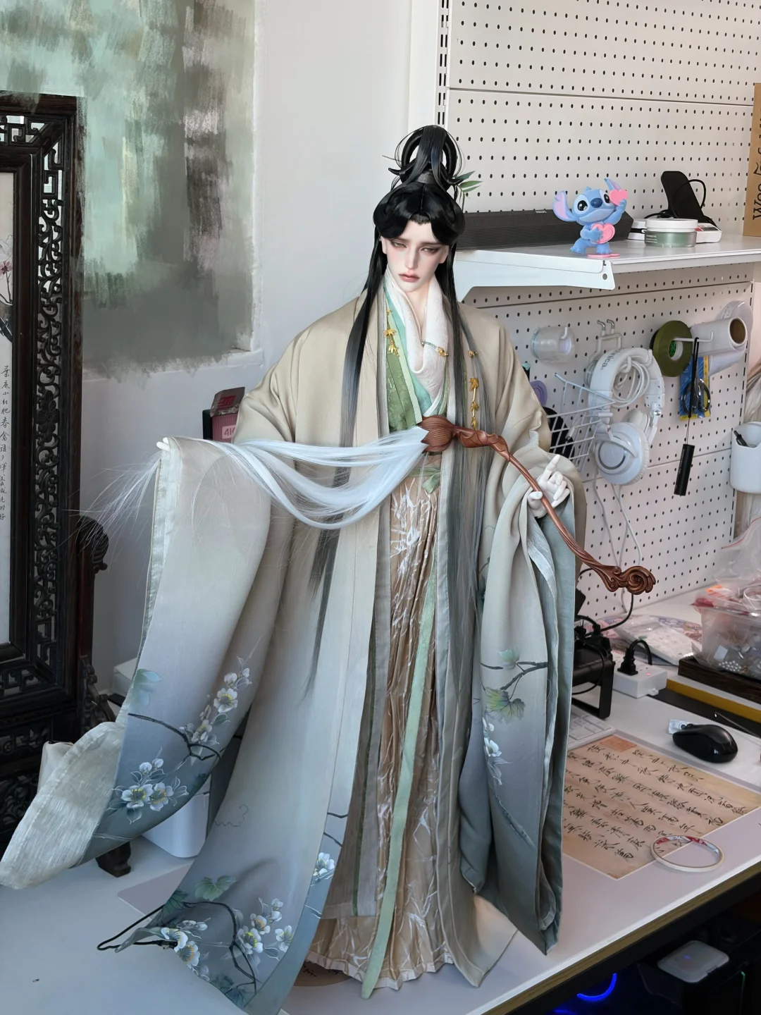 梅花竹影