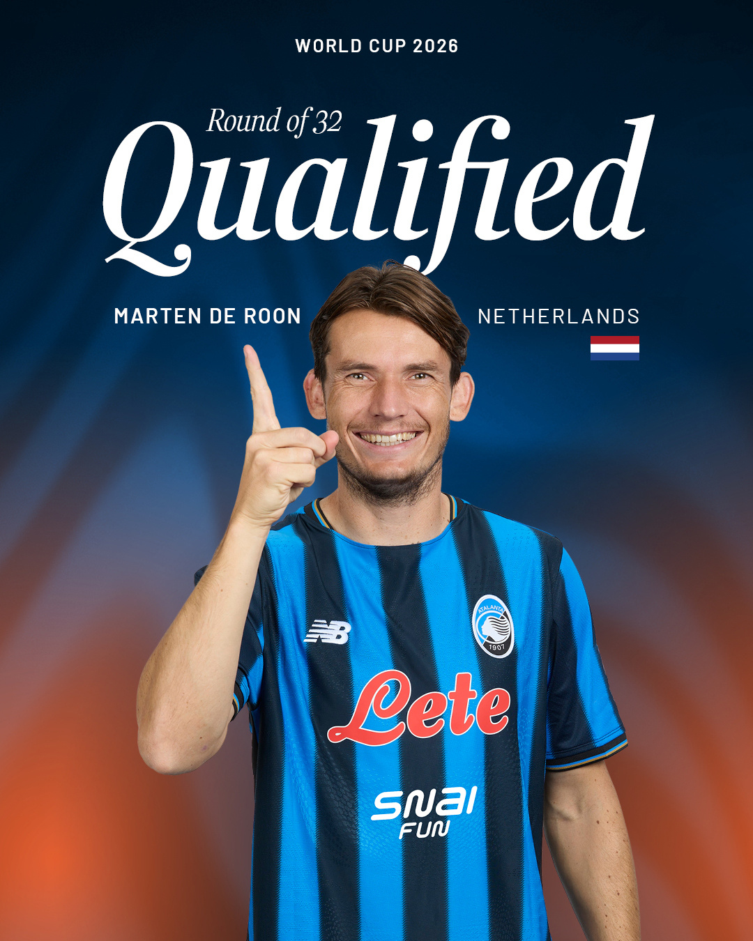 世界杯2026 F组分组赛结束🔚荷兰在最后一轮3:1轻取突尼斯，取得小组首名晋
