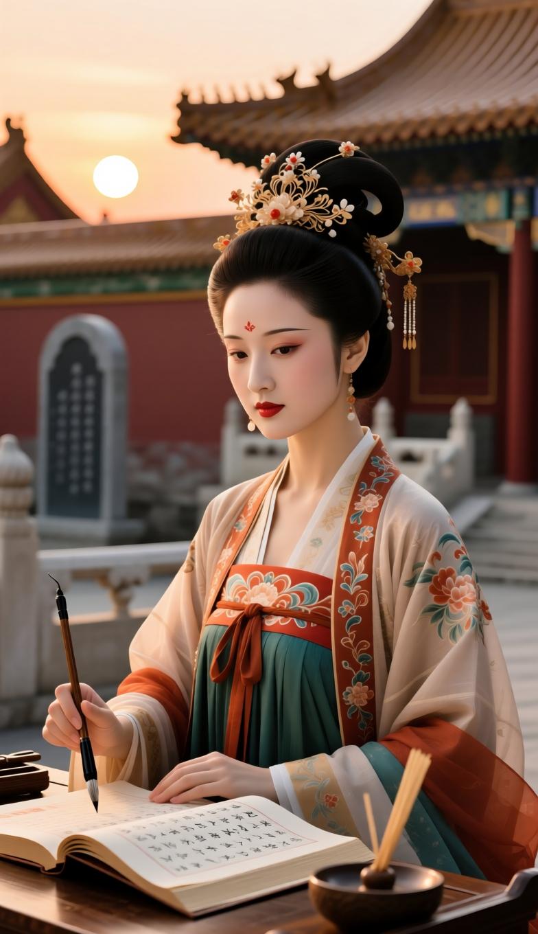 填一阕鹧鸪天咏上官婉儿，观其才，叹其命，欢迎诸位师友雅评指点。

鹧鸪天·咏上官